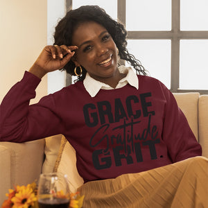 Sweatshirt Unisex Grace Gratitude Grit