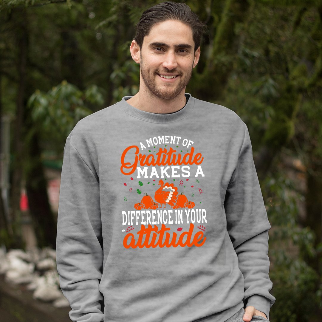 Sweatshirt Unisex Gratitude Makes A Difference