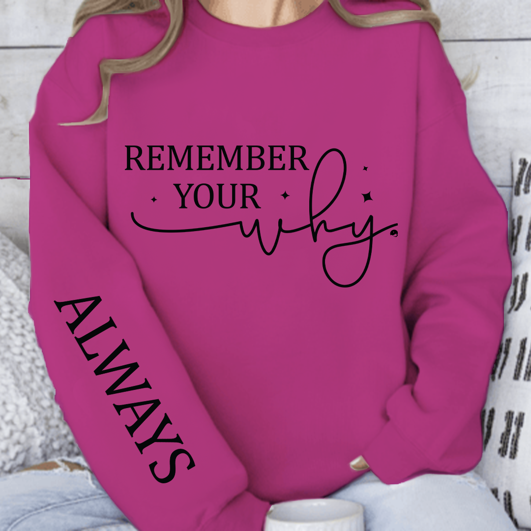 Sweatshirt Unisex Remember your why