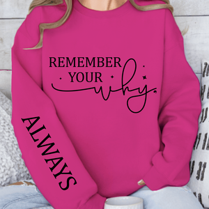 Sweatshirt Unisex Remember your why