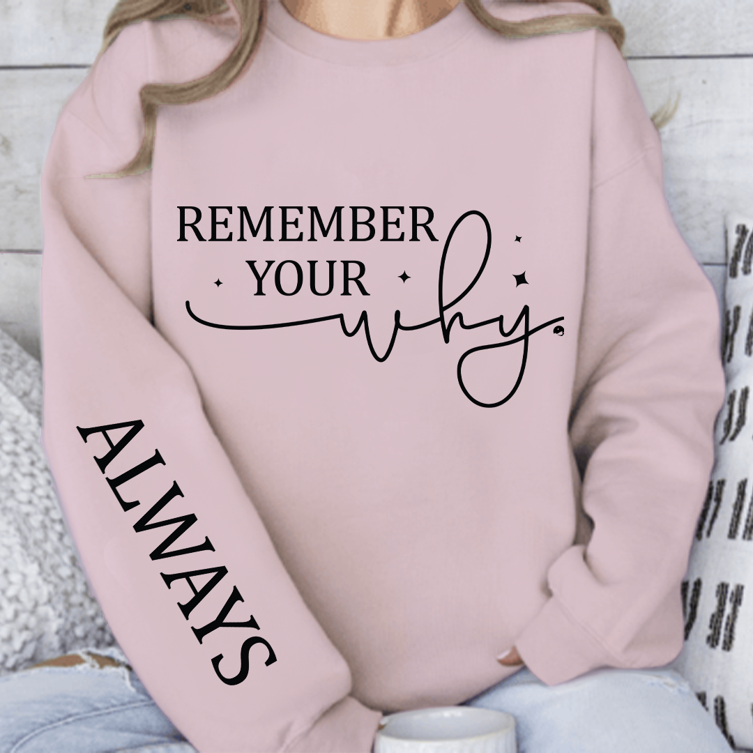 Sweatshirt Unisex Remember your why