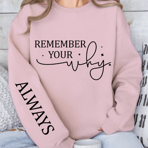 Sweatshirt Unisex Remember your why