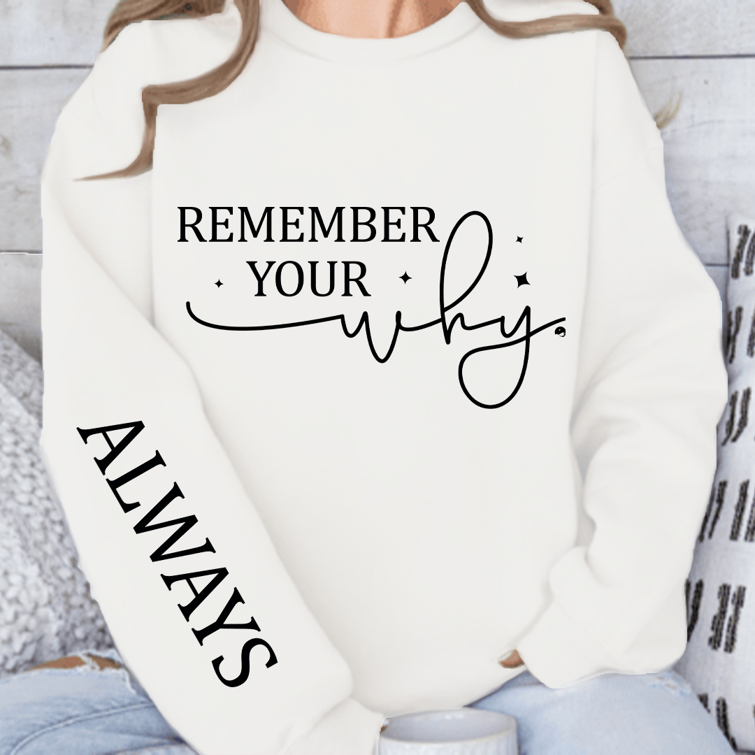 Sweatshirt Unisex Remember your why