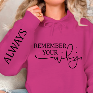 Hoodie Unisex Remember your why