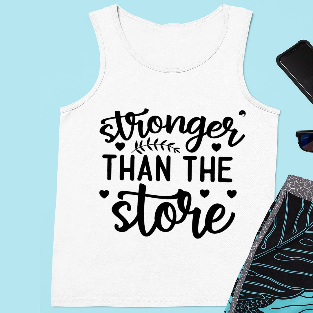 Unisex Jersey Tank Stronger Than The Storm