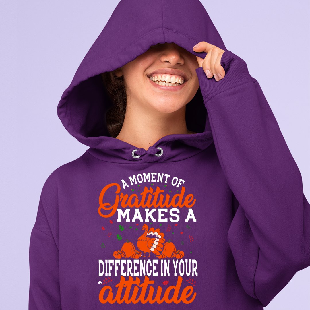 Hoodie Unisex Gratitude Makes A Difference