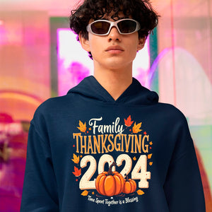 Hoodie Unisex Family Thanksgiving 2024