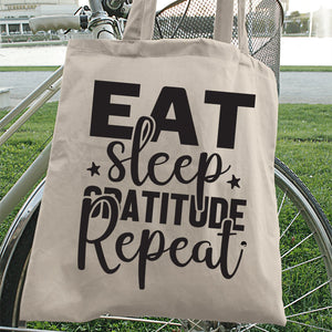 Tote Bag Eat Sleep Gratitude Repeat