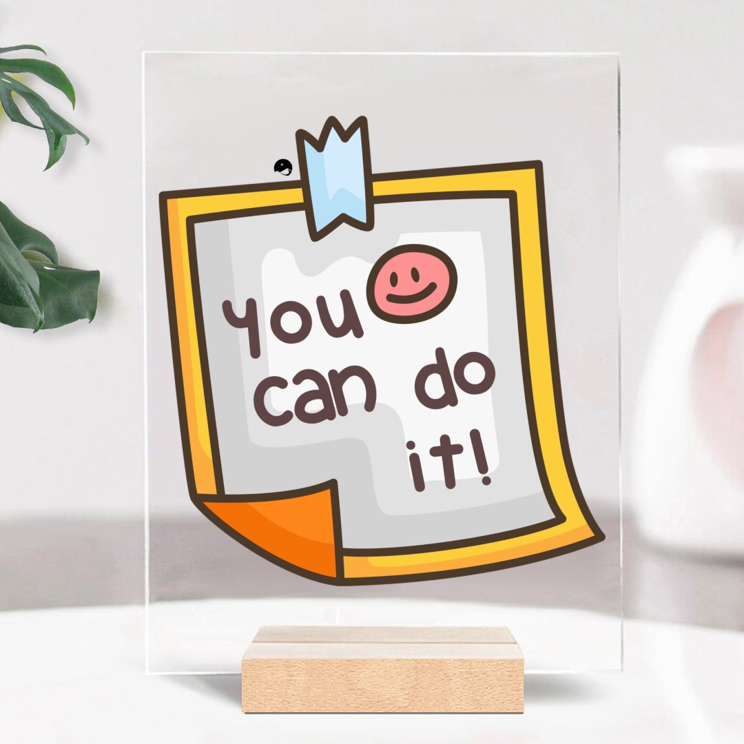 Glass Acrylic You Can Do It