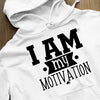 Hoodie Unisex I Am My Motivation