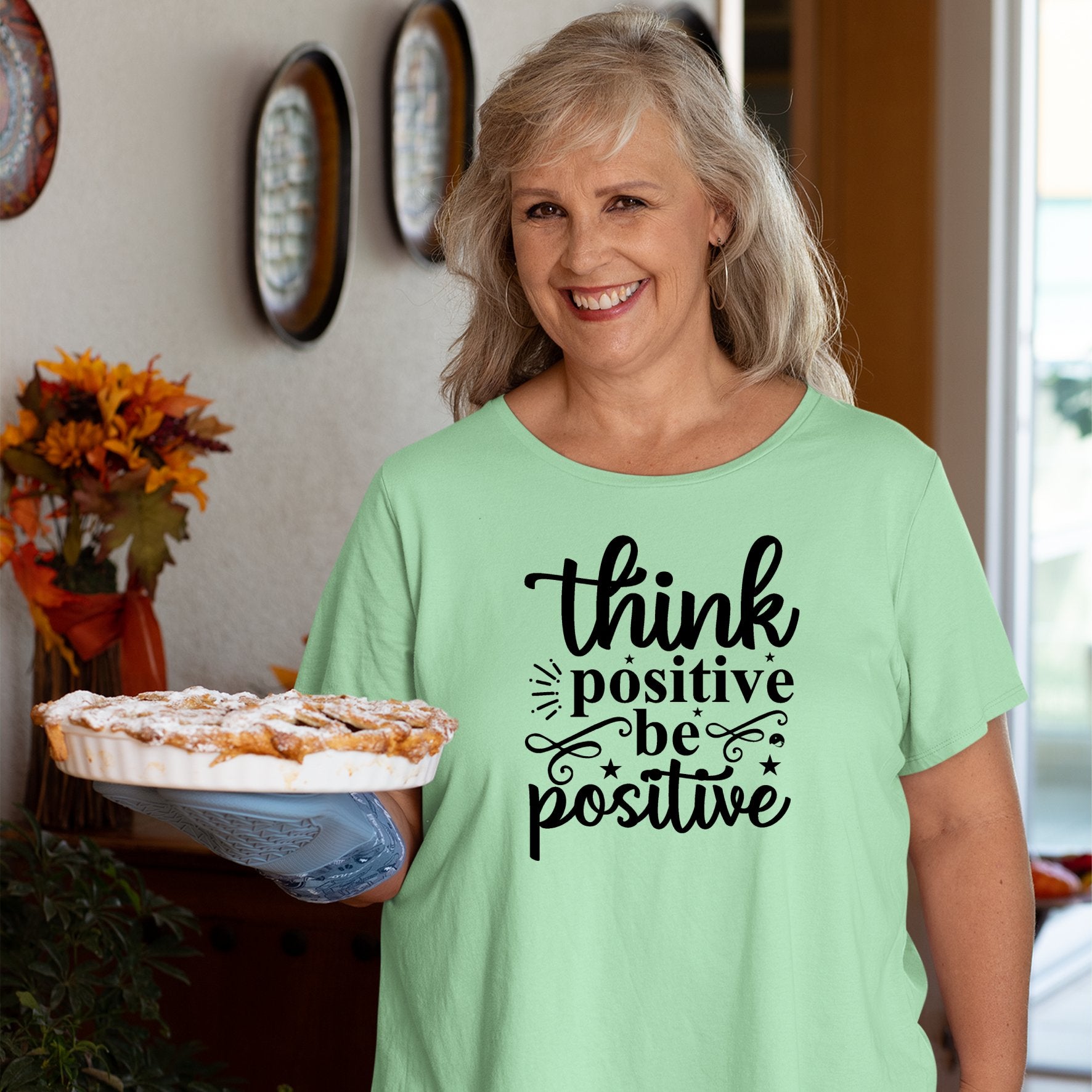 T-Shirt Think Positive Be Positive