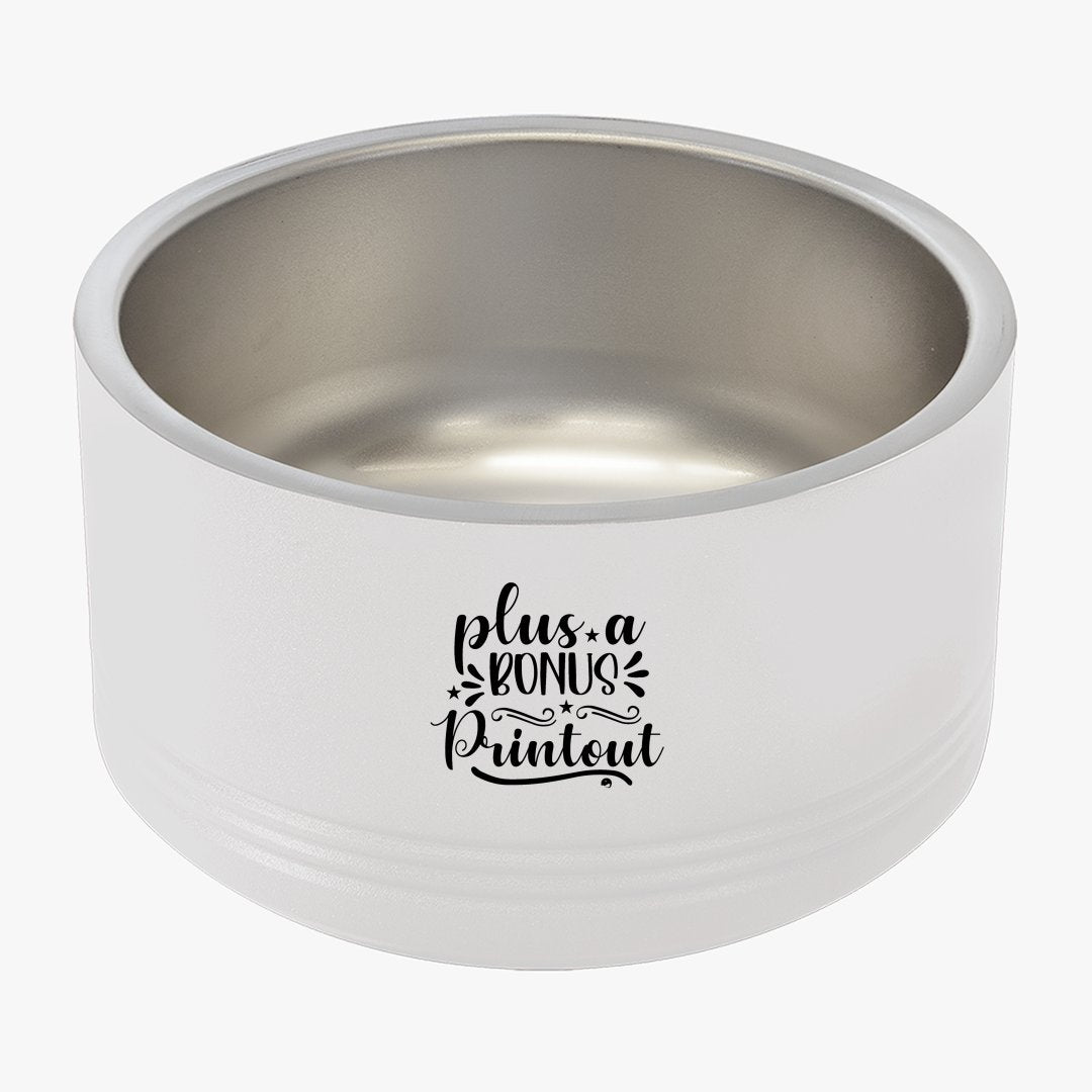 Pet Bowl Plus A Bonus Printout