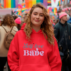 Hoodie Unisex Self Love Babe