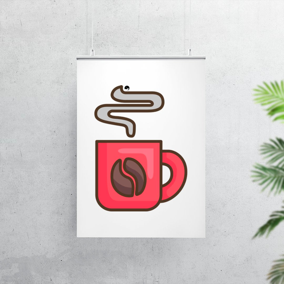 Matte Vertical Posters The Cup Of Coffee