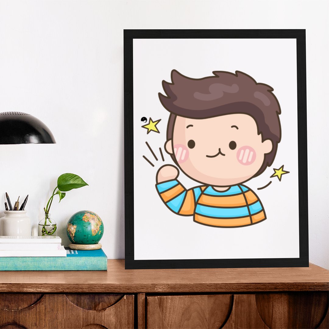 Matte Vertical Posters Happy Little Star