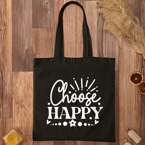 Tote Bag Choose Happy