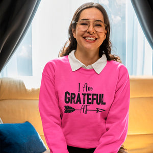 Sweatshirt Unisex I Am Grateful AF