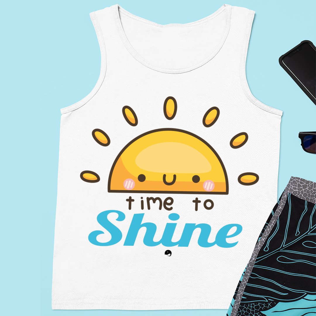 Unisex Jersey Tank Time To Shine