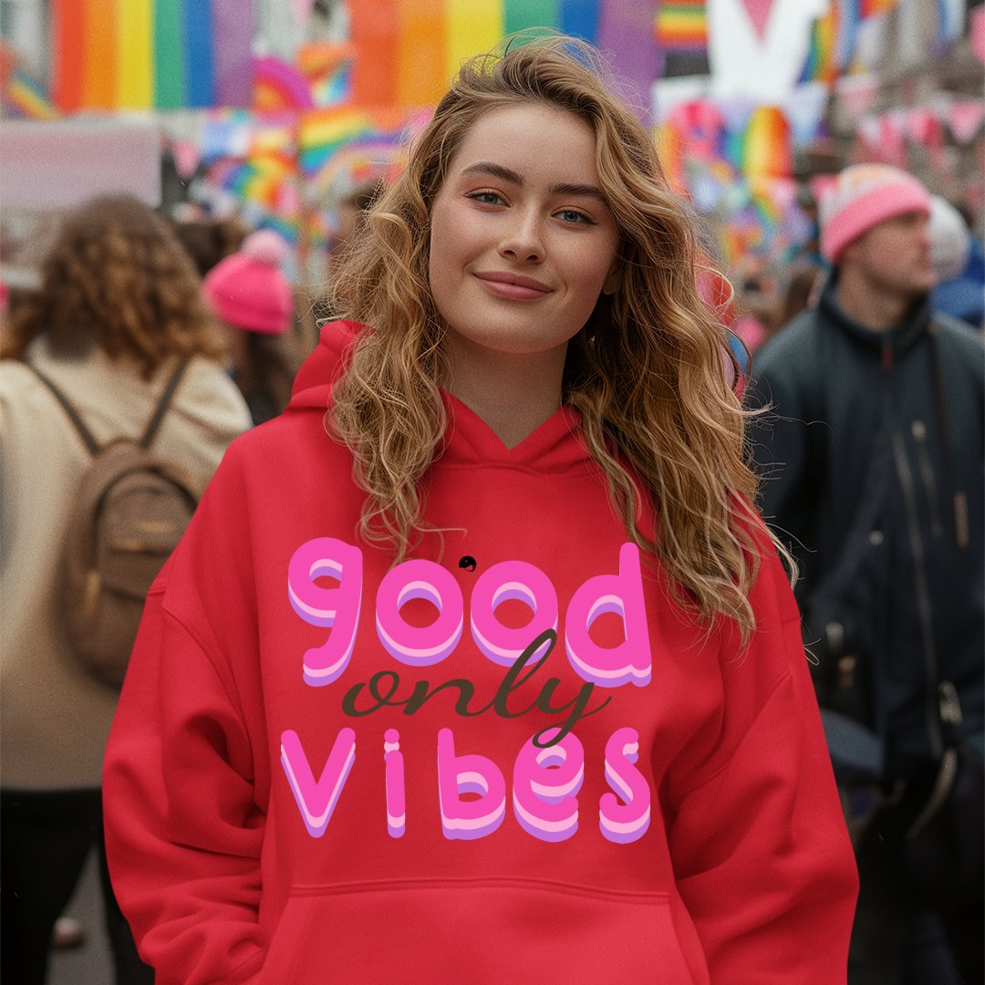 Hoodie Unisex Only Good Vibes