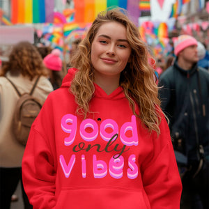 Hoodie Unisex Only Good Vibes