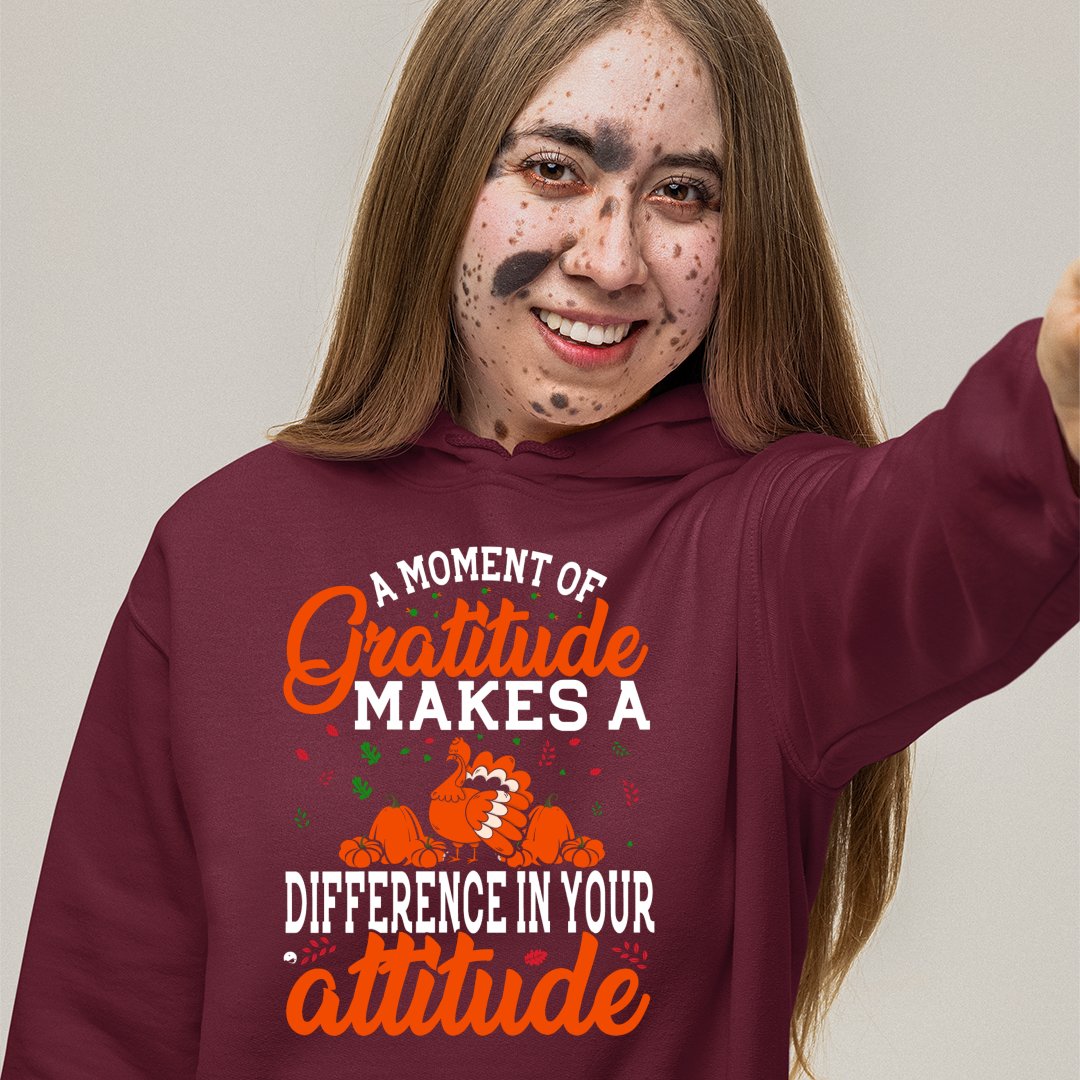 Hoodie Unisex Gratitude Makes A Difference