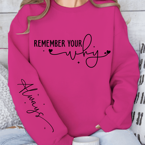 Sweatshirt Unisex Remember your why