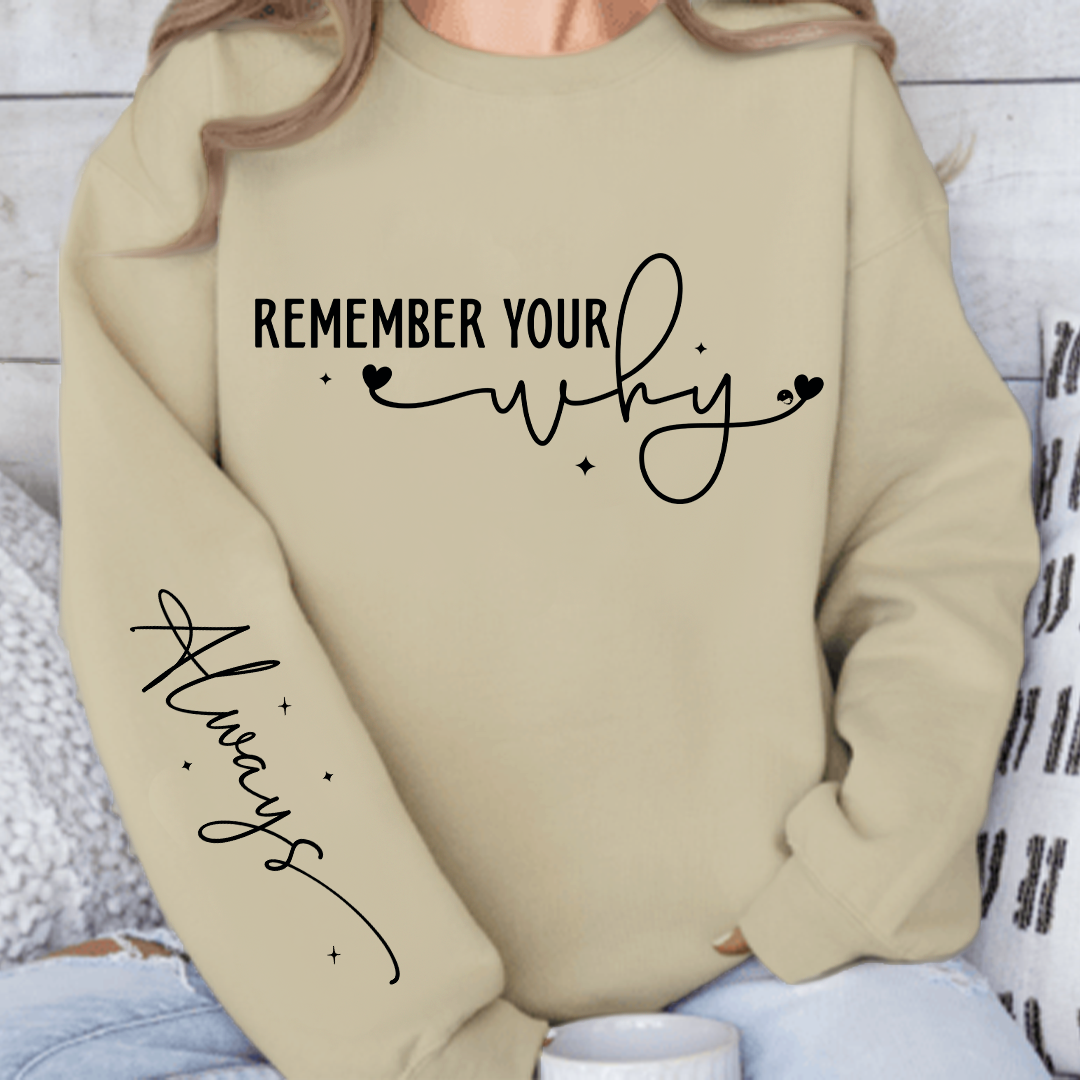 Sweatshirt Unisex Remember your why
