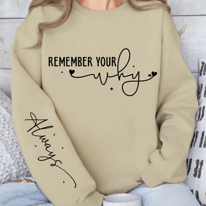 Sweatshirt Unisex Remember your why