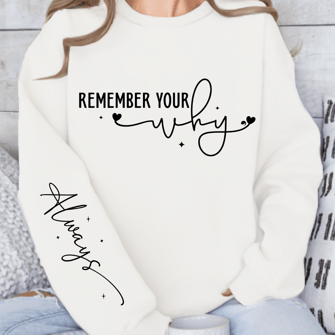 Sweatshirt Unisex Remember your why