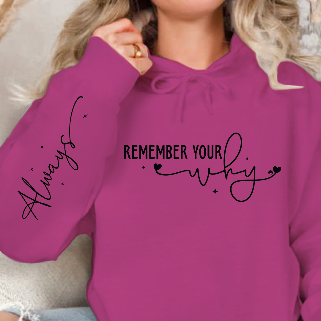 Hoodie Unisex Remember your why