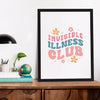 Matte Vertical Posters Invisible Illness Club