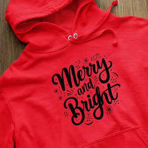 Hoodie Unisex Merry And Bright