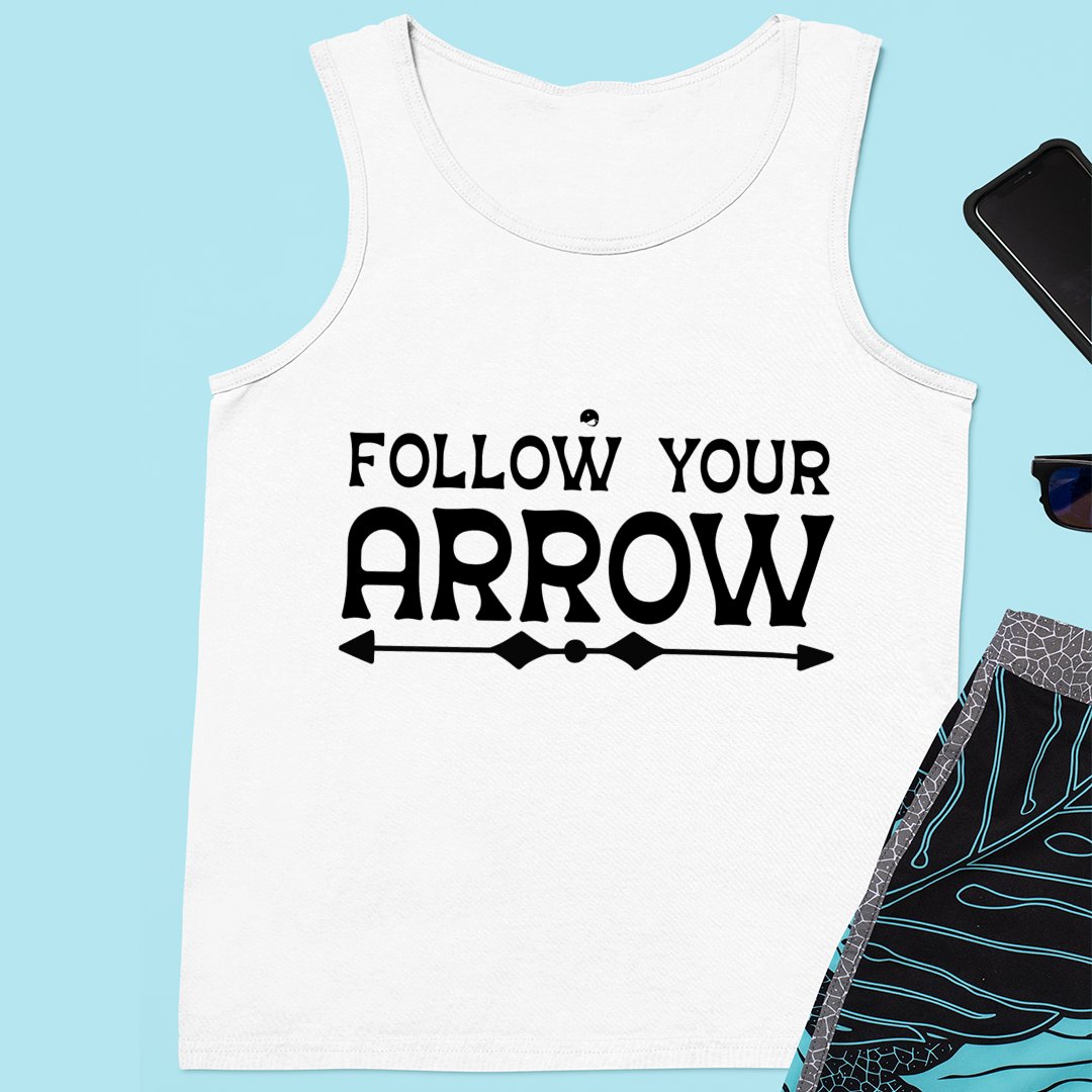 Unisex Jersey Tank Follow Your Arrow