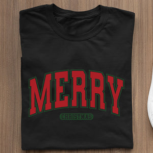 T-Shirt Merry Christmas Varsity