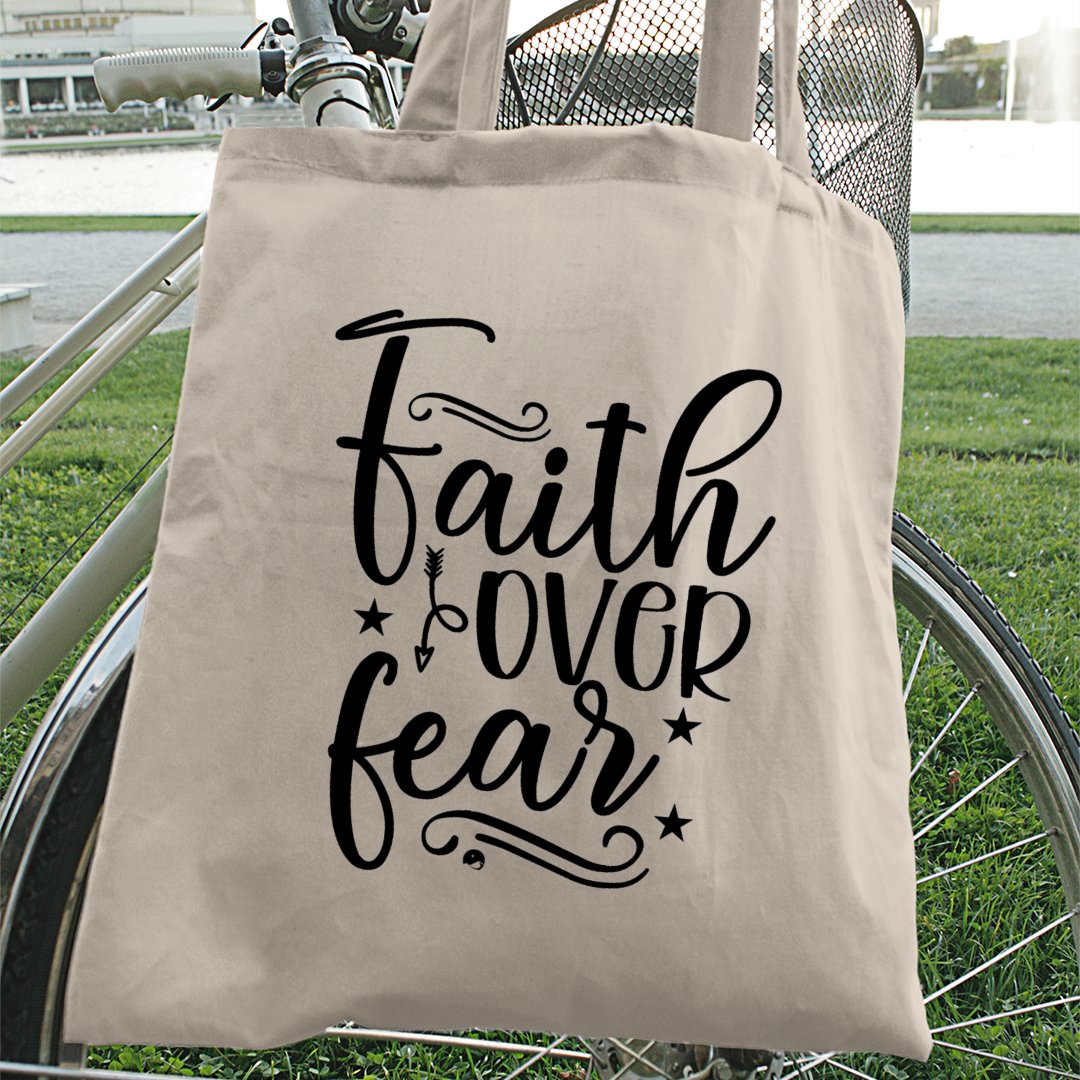 Tote Bag Faith Over Fear