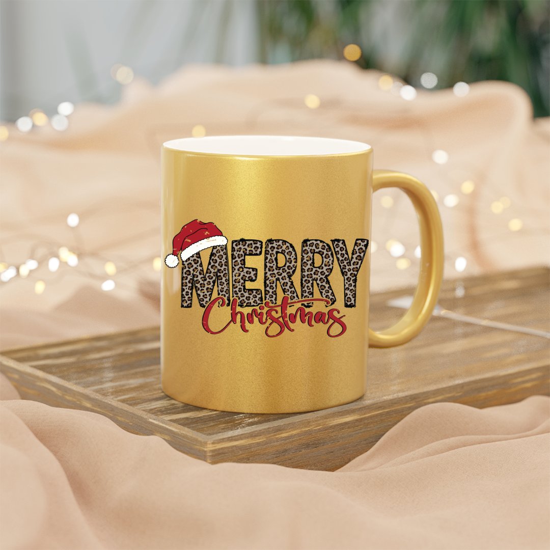 Mug Merry Christmas Leopard