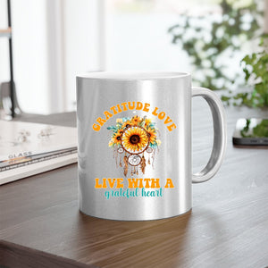 Mug Gratitude Love Live With A Grateful Heart