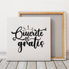 Square Stretched Canvas Quierete Es Gratis