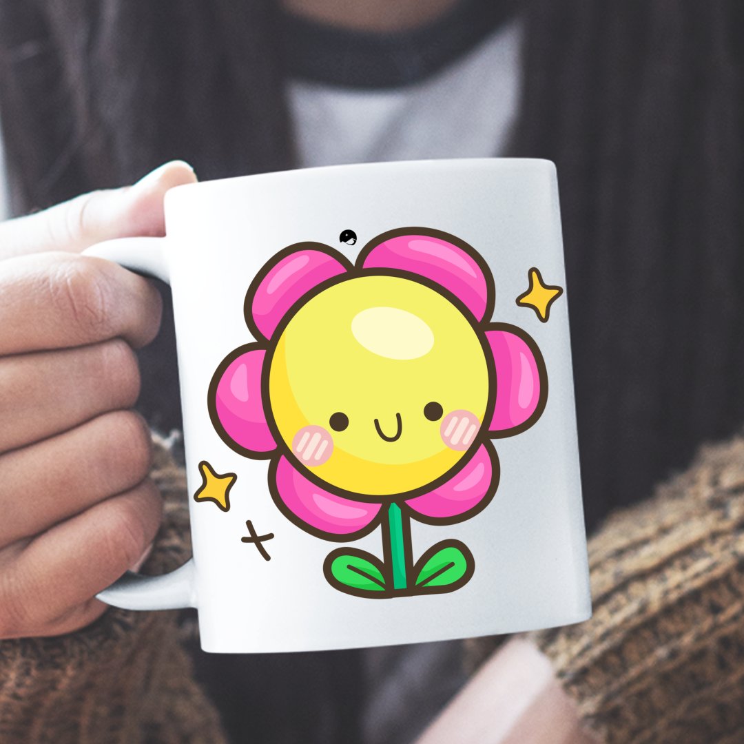 Mug Happy Flower