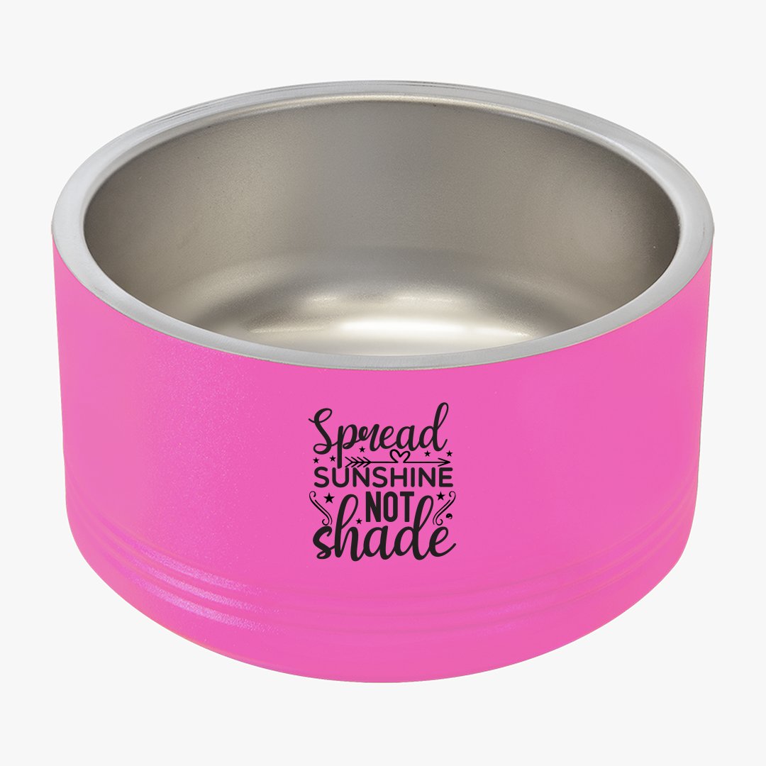 Pet Bowl Spread Sunshine Not Shade