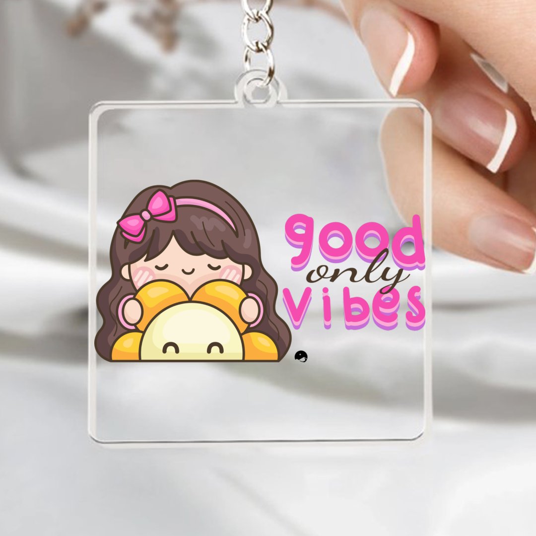 Keychain Only Good Vibes