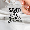 Keychain Saved By Grace Ephesians