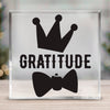 Square Acrylic glass Gratitude