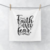 Face Towel Faith Over Fear