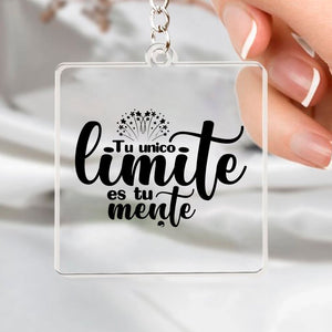 Keychain Tu Unico Limite Es Tu Mente