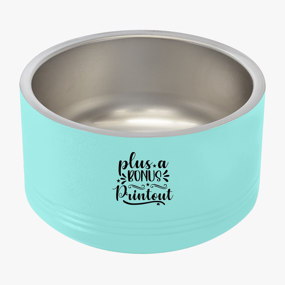 Pet Bowl Plus A Bonus Printout