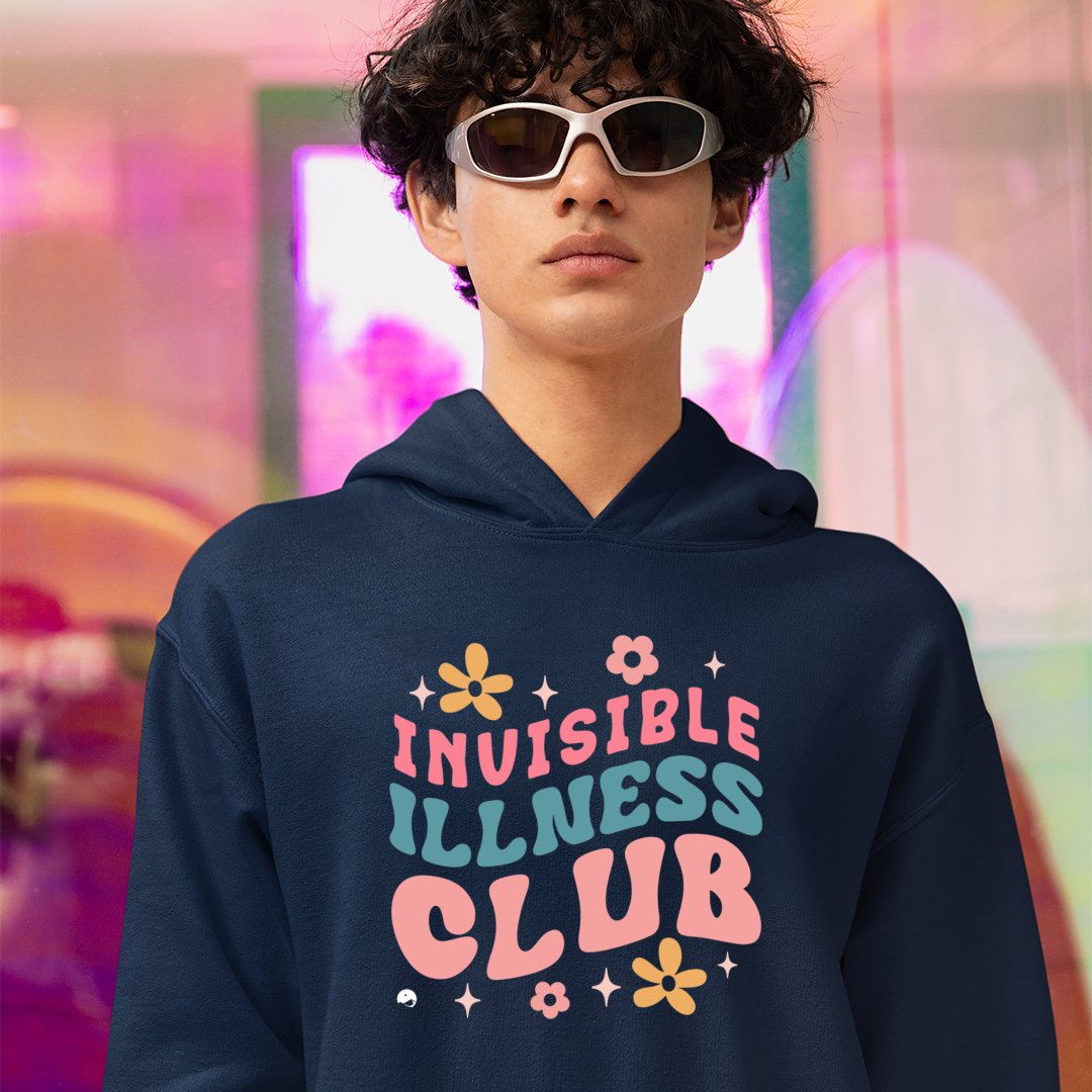 Hoodie Unisex Invisible Illness Club