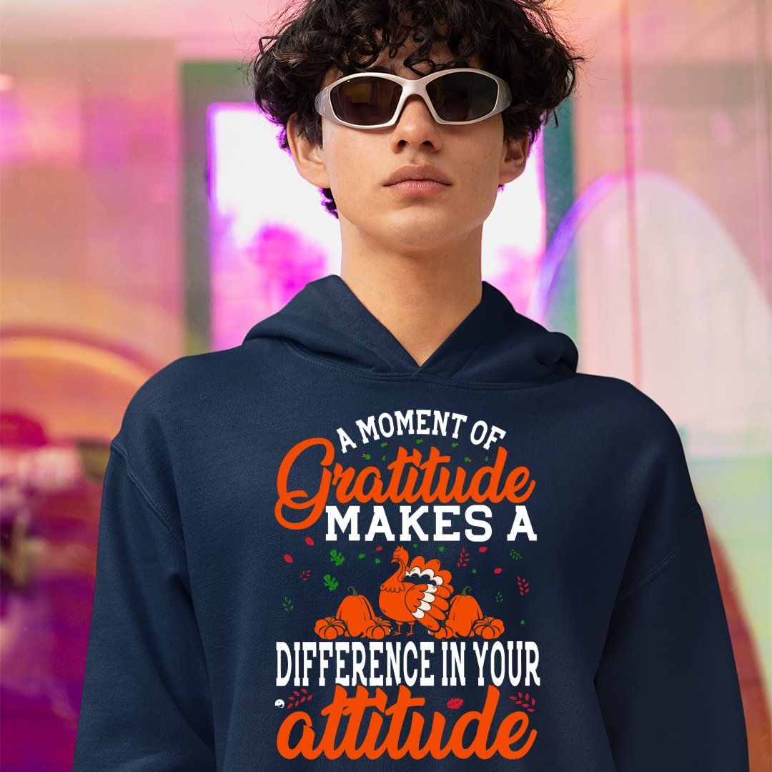 Hoodie Unisex Gratitude Makes A Difference