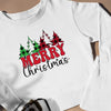 Sweatshirt Unisex Merry Christmas Checkered Pattern