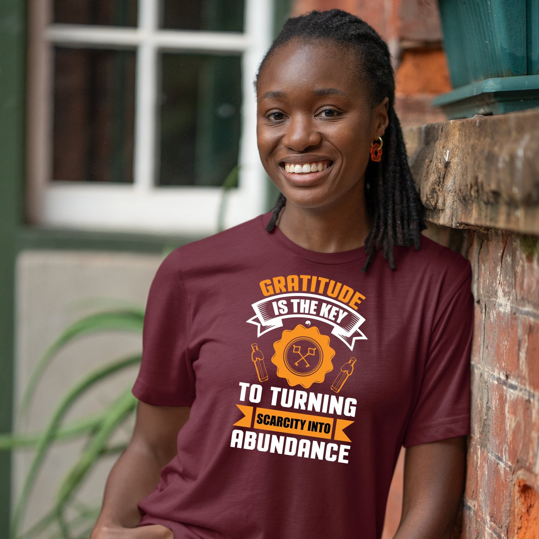 T-shirt Gratitude Is The Key To Turning Scarcity Into Abundance